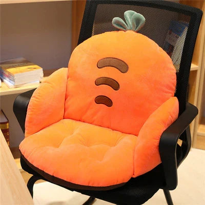 Cute Cartoon Chair Cushion - Novelty Shaped Plush Seat Pad | 5 Designs