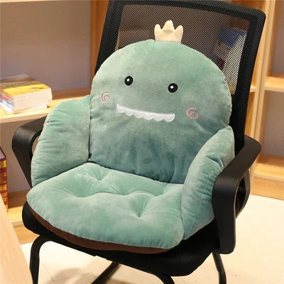 Cute Cartoon Chair Cushion - Novelty Shaped Plush Seat Pad | 5 Designs