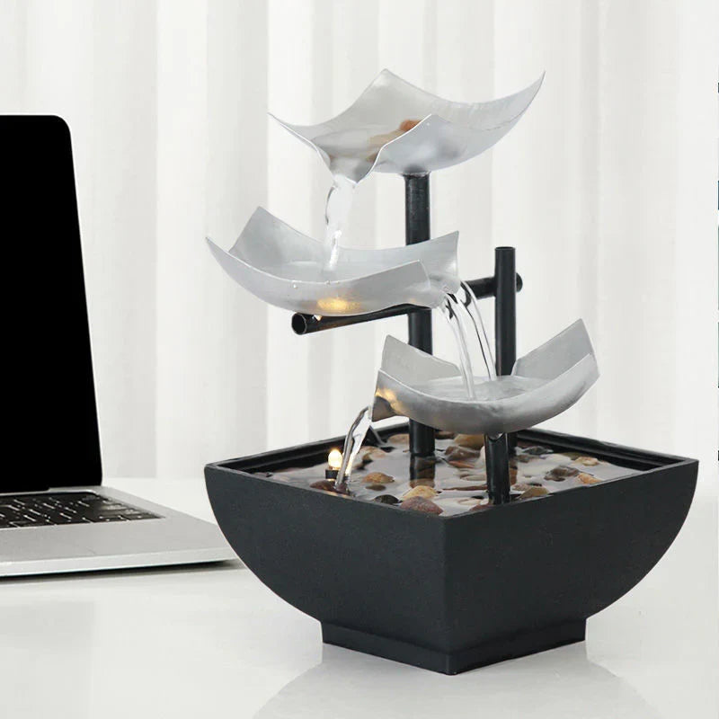 Flowing Water Fountain Ornaments Crafts For Home Decor