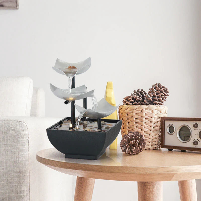Flowing Water Fountain Ornaments Crafts For Home Decor