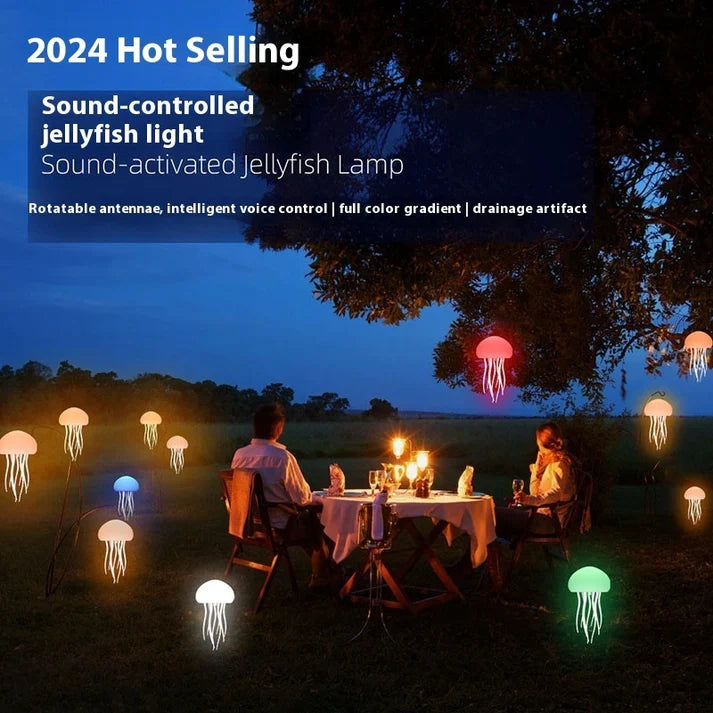 Mood Decorative LED Lamp Jellyfish Night Portable Smart Table Light