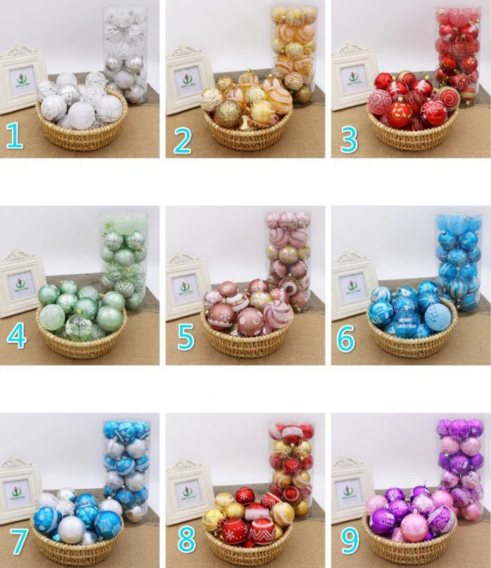 PVC Bright Ball Best Christmas Tree Ornaments