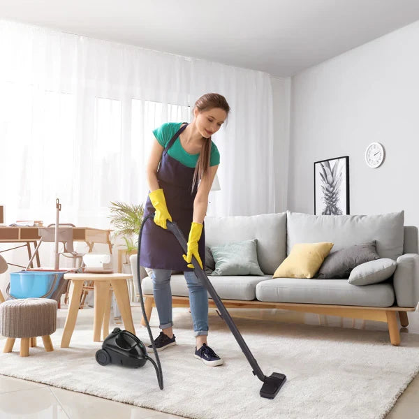 1500W Steam Floor Cleaner with 13 Accessories 1200ml Portable Steam Mop for Home