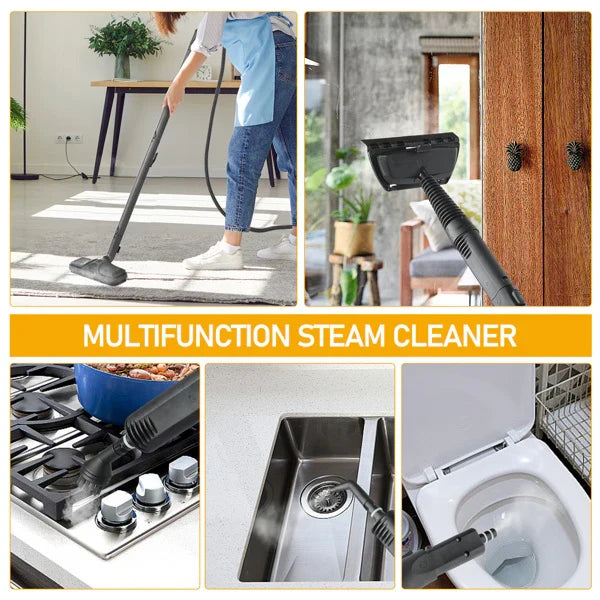 1500W Steam Floor Cleaner with 13 Accessories 1200ml Portable Steam Mop for Home