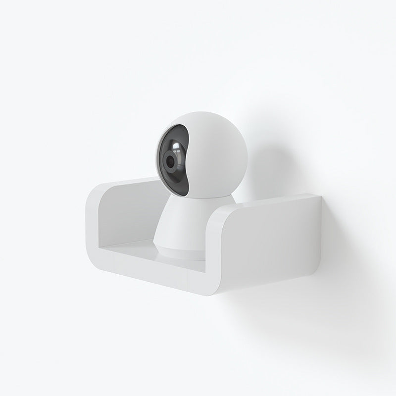 Waterproof Bathroom Shelf - Suction Cup Wall Organizer for Toilet and Shower | White
