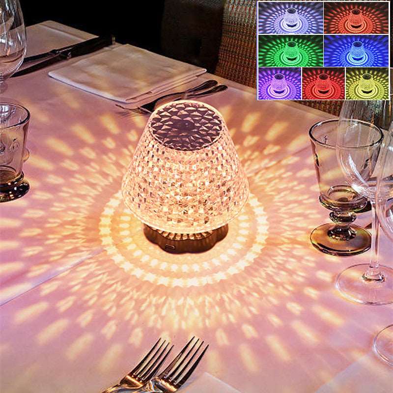Diamond Crystal Lamp Table Light USB Touch Sensor Bar Lamp