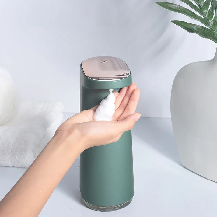 Automatic Foam Dispenser! Chargeable Hand Sanitizer For Kitchen & Bathroom