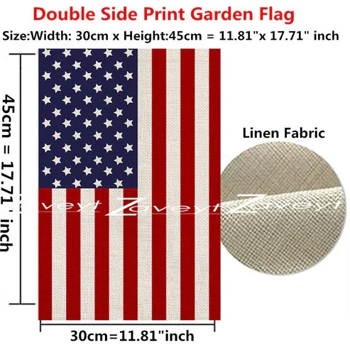 USA Flag For Decoration 420 LED String Waterproof Outdoor Light Display
