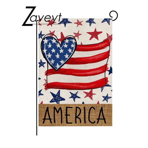 USA Flag For Decoration 420 LED String Waterproof Outdoor Light Display