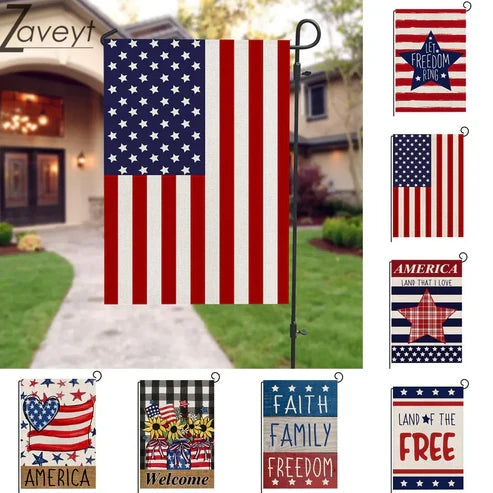 USA Flag For Decoration 420 LED String Waterproof Outdoor Light Display