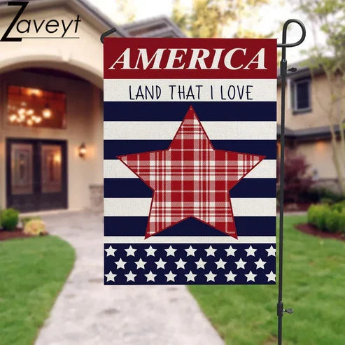 USA Flag For Decoration 420 LED String Waterproof Outdoor Light Display
