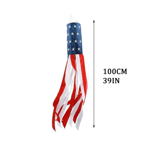 USA Flag Windsock for Outdoor Decoration