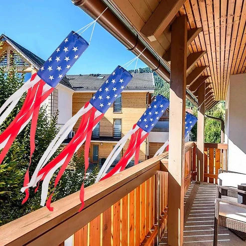 USA Flag Windsock for Outdoor Decoration