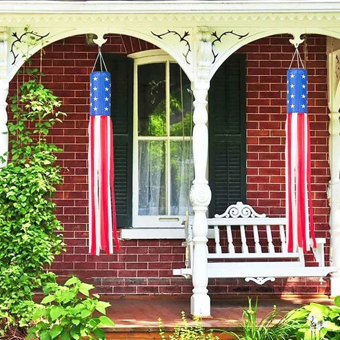 USA Flag Windsock for Outdoor Decoration