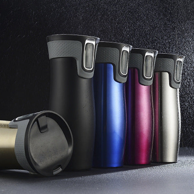 Vacuum Insulated Stainless Steel Travel Mug Water Flask Thermal Tea Bottle
