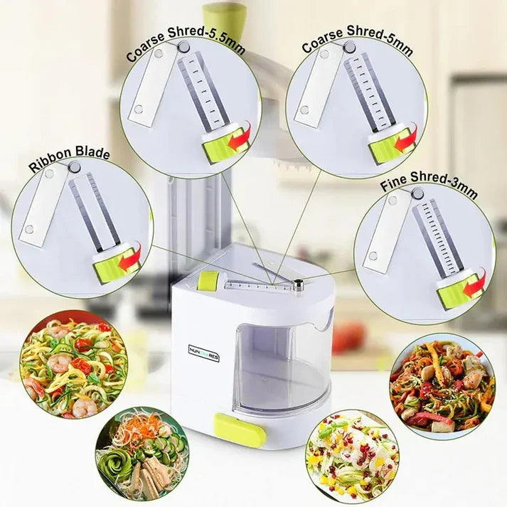 Multifunctional Fruit and Vegetable Slicer Hand Crank Rotary Grater Kitchen Gadget