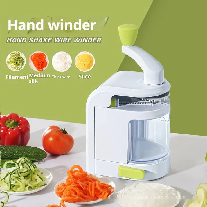 Multifunctional Fruit and Vegetable Slicer Hand Crank Rotary Grater Kitchen Gadget