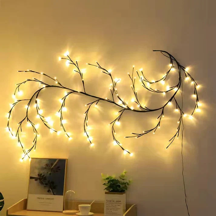 Vine Branch Battery Operated String LED Lights For Decor