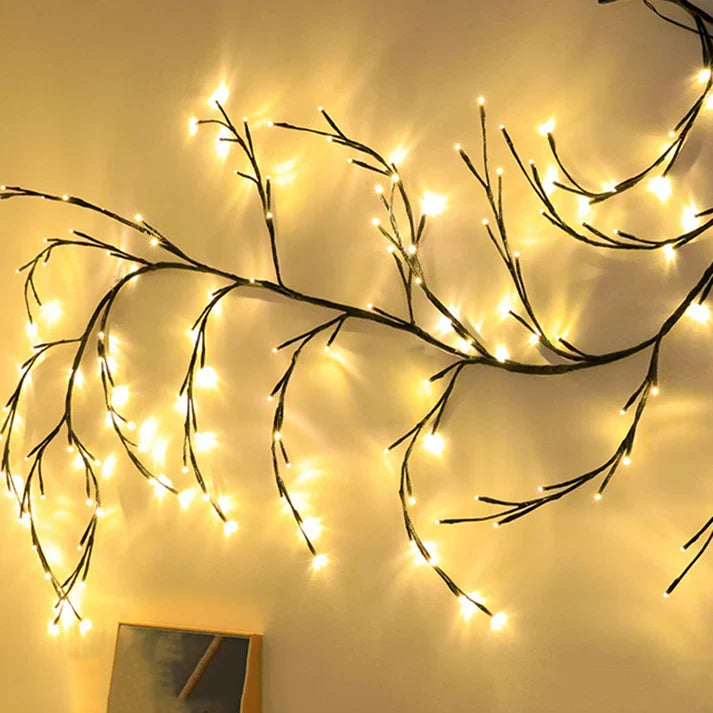 Vine Branch Battery Operated String LED Lights For Decor