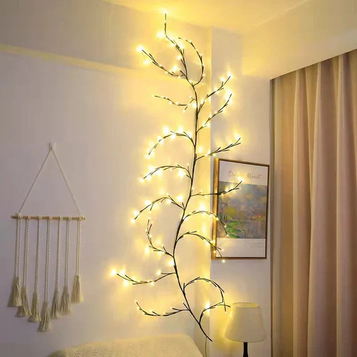 Vine Branch Battery Operated String LED Lights For Decor