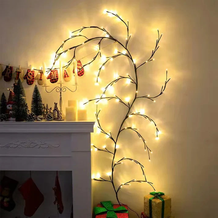 Vine Branch Battery Operated String LED Lights For Decor