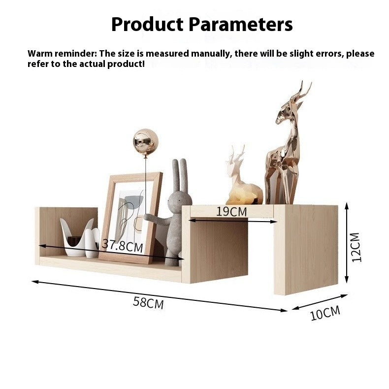 Wall Mounted Decorative Shelf for Bedroom and Living Room
