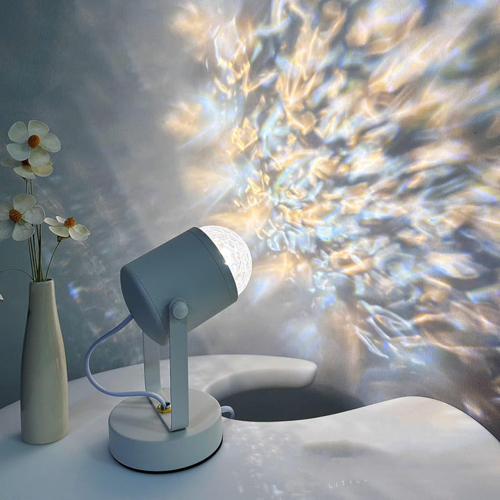Dynamic Water Ripple Table Lamp Ambience Light Shadow Effect 5W