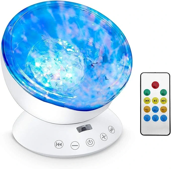 Ocean Wave Projector with Built in Audio Speaker