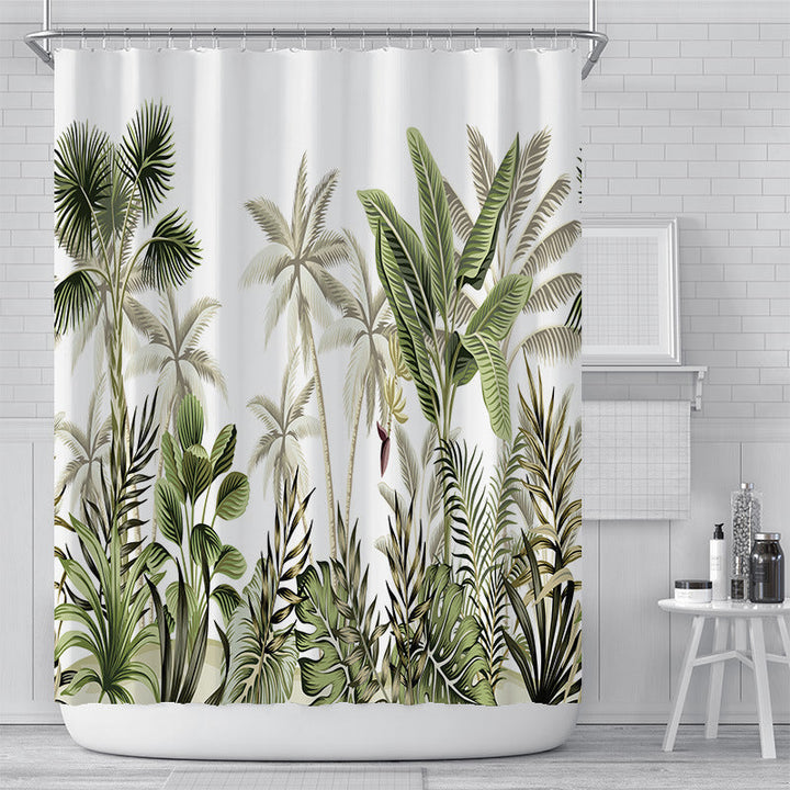 Waterproof Polyester Shower Curtain Simple Modern Design 71x71 Inch