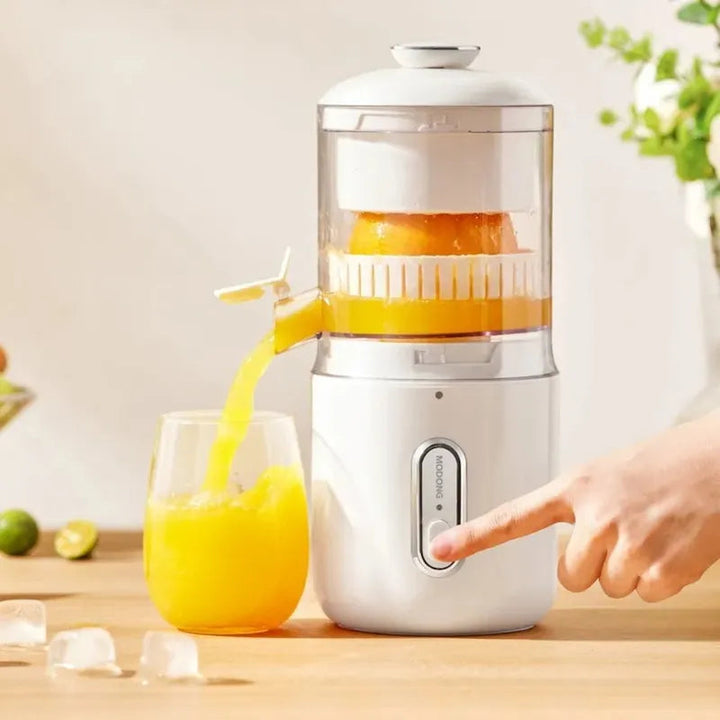 Wireless Portable Electric Juicer, Stainless Steel USB Mini Fruit Squeezer Blender Kitchen Set