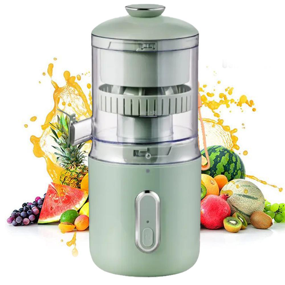 Wireless Portable Electric Juicer, Stainless Steel USB Mini Fruit Squeezer Blender Kitchen Set